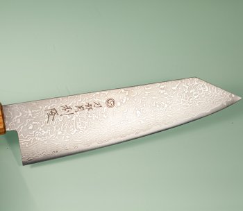 Toshitaka SG2 Damascus Wa-Bunka 180mm Oak