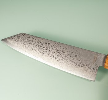 Toshitaka SG2 Damascus Wa-Bunka 180mm Oak