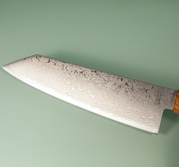 Toshitaka SG2 Damascus Wa-Bunka 180mm Oak