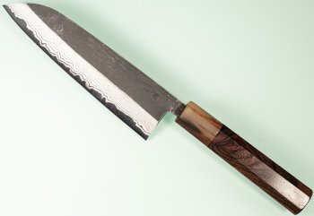 Naoto Aogami 1 Kuro Dama Wa-Santoku 165mm