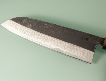 Naoto Aogami 1 Kuro Dama Wa-Santoku 165mm