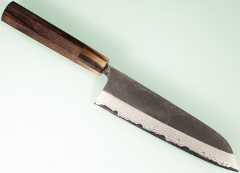 Naoto Aogami 1 Kuro Dama Wa-Santoku 180mm