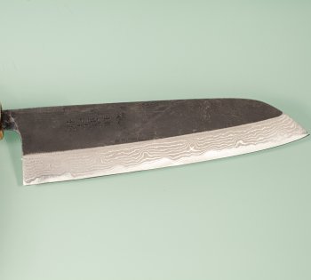 Naoto Aogami 1 Kuro Dama Wa-Santoku 180mm