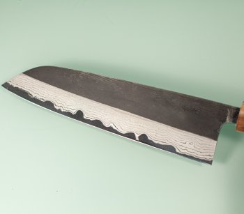Naoto Aogami 1 Kuro Dama Wa-Santoku 180mm