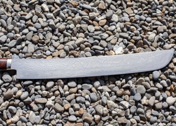 Takeshi Saji R2 Diamond Damascus Sakimaru 400mm