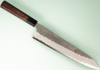 Nigara AS Satin Tsuchime Wa-Gyuto 260mm Walnut/Buffalo