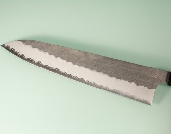 Nigara AS Satin Tsuchime Wa-Gyuto 260mm Walnut/Buffalo