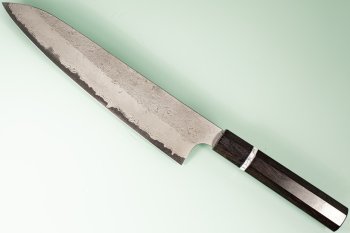 Hatsukokoro X Nigara Ryusui Aogami 2 Nashiji Damascus Wa-Gyuto 230mm