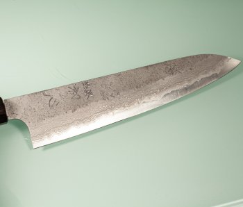 Hatsukokoro X Nigara Ryusui Aogami 2 Nashiji Damascus Wa-Gyuto 230mm