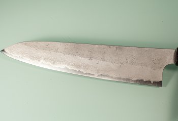 Hatsukokoro X Nigara Ryusui Aogami 2 Nashiji Damascus Wa-Gyuto 230mm