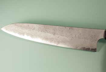 Hatsukokoro X Nigara Ryusui Aogami 2 Nashiji Damascus Wa-Gyuto 230mm