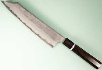 Hatsukokoro X Nigara Ryusui Aogami 2 Nashiji Damascus Wa-Kiritsuke 230mm