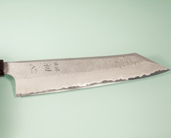 Hatsukokoro X Nigara Ryusui Aogami 2 Nashiji Damascus Wa-Kiritsuke 230mm
