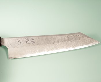 Hatsukokoro X Nigara Ryusui Aogami 2 Nashiji Damascus Wa-Kiritsuke 230mm