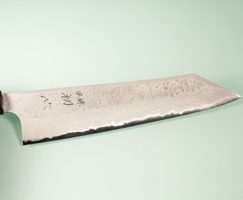 Hatsukokoro X Nigara Ryusui Aogami 2 Nashiji Damascus Wa-Kiritsuke 230mm