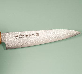 Toshitaka SG2 Damascus Wa-Petty 135mm Oak