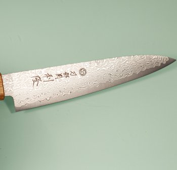 Toshitaka SG2 Damascus Wa-Petty 135mm Oak
