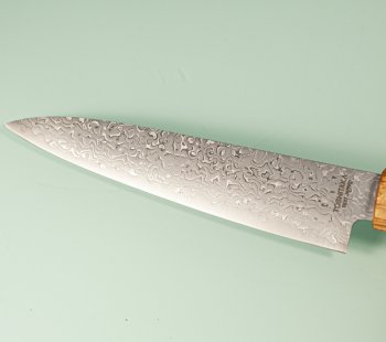 Toshitaka SG2 Damascus Wa-Petty 135mm Oak