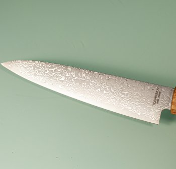 Toshitaka SG2 Damascus Wa-Petty 135mm Oak