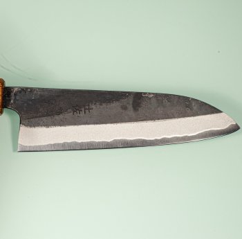 Kanta Okada AO2 Kurouchi Wa-Santoku 135mm