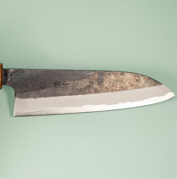 Kanta Okada AO2 Kurouchi Wa-Santoku 135mm