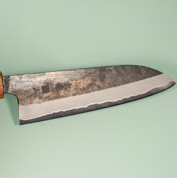 Kanta Okada AO2 Kurouchi Wa-Santoku 135mm