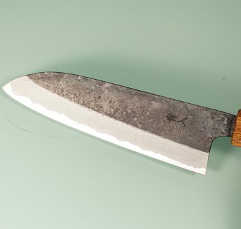 Kanta Okada AO2 Kurouchi Wa-Santoku 135mm