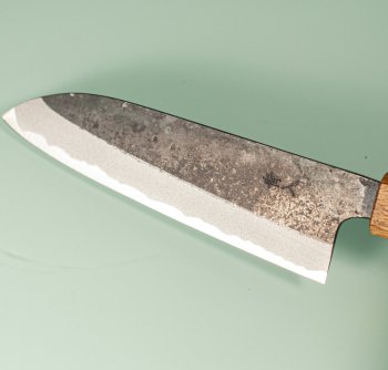 Kanta Okada AO2 Kurouchi Wa-Santoku 135mm