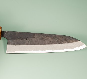 Kanta Okada AO2 Kurouchi Wa-Santoku 150mm