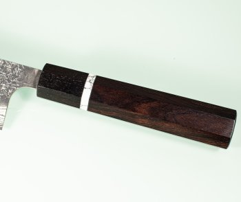 Shinsuke Kamo VG10 Tsuchime Damascus Wa-Santoku 170mm Ebony