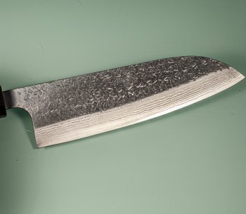 Shinsuke Kamo VG10 Tsuchime Damascus Wa-Santoku 170mm Ebony