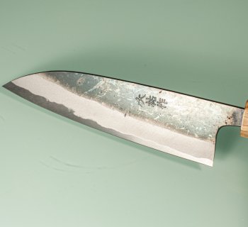 Nishida Shirogami 1 Kurouchi Wa-Funayuki 150mm WO