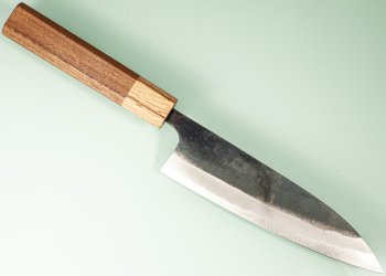 Nishida Shirogami 1 Kurouchi Wa-Gyuto 165mm WO