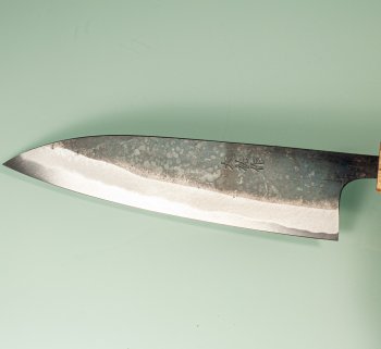 Nishida Shirogami 1 Kurouchi Wa-Gyuto 165mm WO
