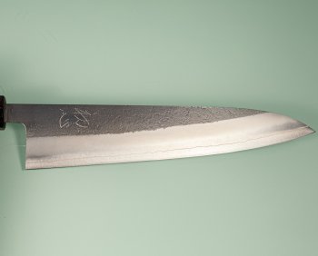 Yoshikane SKD11 Nashiji Wa-Gyuto 210mm Ebony