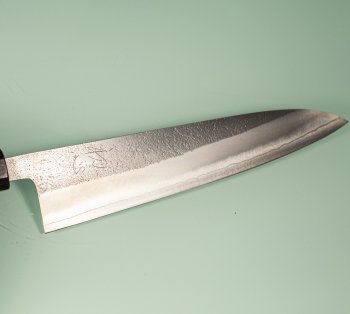 Yoshikane SKD11 Nashiji Wa-Gyuto 210mm Ebony