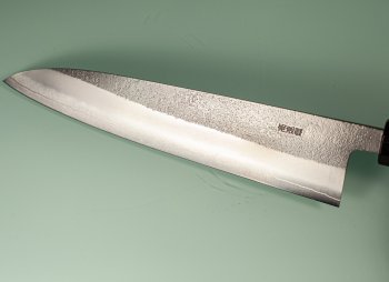 Yoshikane SKD11 Nashiji Wa-Gyuto 210mm Ebony