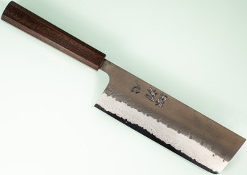 Hatsukokoro Shinkiro AS Damaskus Wa-Nakiri 165mm Bubinga