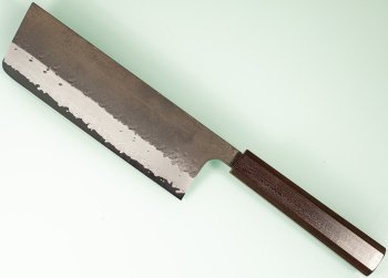 Hatsukokoro Shinkiro AS Damaskus Wa-Nakiri 165mm Bubinga