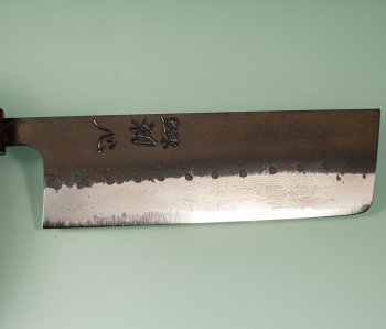 Hatsukokoro Shinkiro AS Damaskus Wa-Nakiri 165mm Bubinga