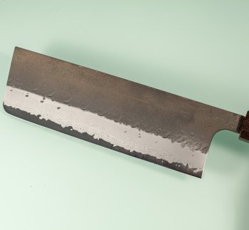 Hatsukokoro Shinkiro AS Damaskus Wa-Nakiri 165mm Bubinga