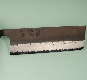 Hatsukokoro Shinkiro AS Damaskus Wa-Nakiri 165mm Ebony