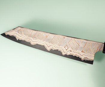 Hatsukokoro X Nigara Irodori Rainbow Damascus Kurozome Wa-Kiritsuke 230mm