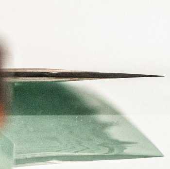 Hatsukokoro X Nigara Irodori Rainbow Damascus Kurozome Wa-Kiritsuke 230mm