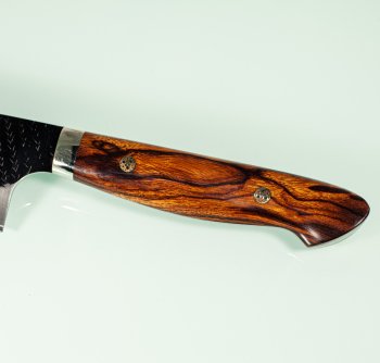 Nigara R2 Kurouchi Tsuchime Kiritsuke 230mm Ironwood