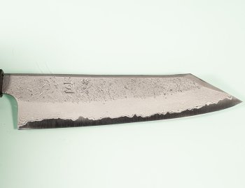 Hatsukokoro X Nigara Ryusui Aogami 2 Nashiji Damascus Wa-Kiritsuke 200mm Ebony
