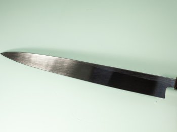 Hatsukokoro Shirasagi Kurouchi Aogami Wa-Yanagiba 300mm Ebony