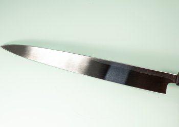 Hatsukokoro Shirasagi Kurouchi Aogami Wa-Yanagiba 300mm Ebony