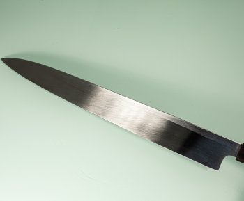 Hatsukokoro Shirasagi Kurouchi Aogami Wa-Yanagiba 330mm Ebony