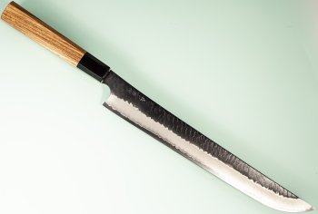 Nigara R2 Kurouchi Tsuchime Wa-Sakimaru 300mm Teak/Buffalo